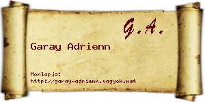 Garay Adrienn névjegykártya